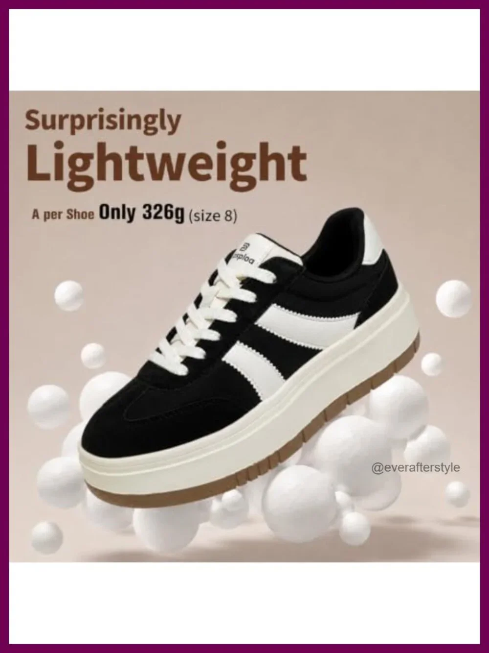 Women's Platform Fashion Sneakers Lightweight Tennis Shoes Faux Leather Oxford